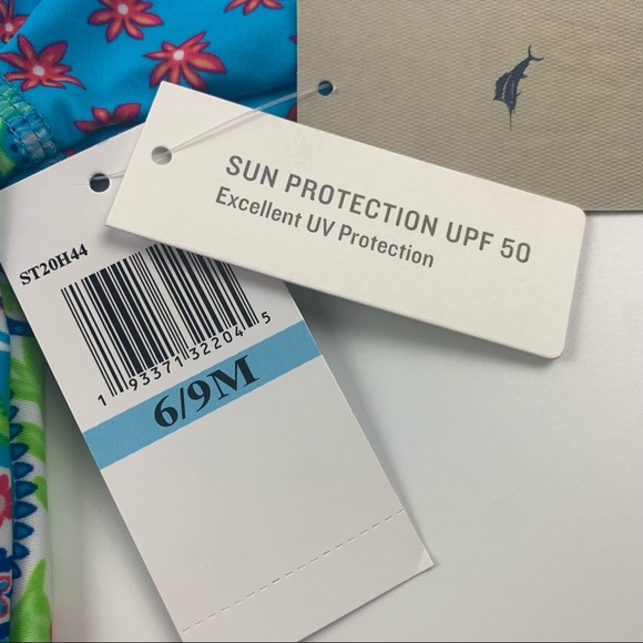 NWT Tommy Bahama Floral Paisley Rash Guard Paddle Suit Swimwear Bathing Suit - Picture 5 of 7